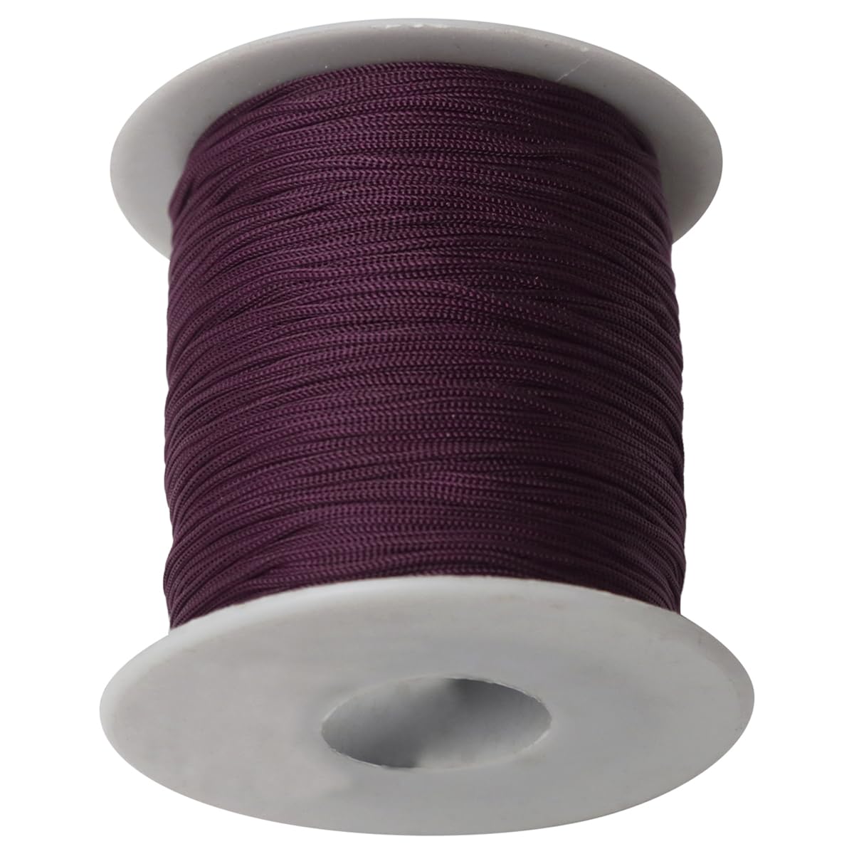 EmbroideryMaterial 1MM Nylon Thread for Jewellery Making, Sewing, Beading, Aari Work, Crochet Bag, Cricket Bat, Craft, Thread for Bracelet Making, Rakhi Making Thread (1mm, 85 Meters, Lavander)