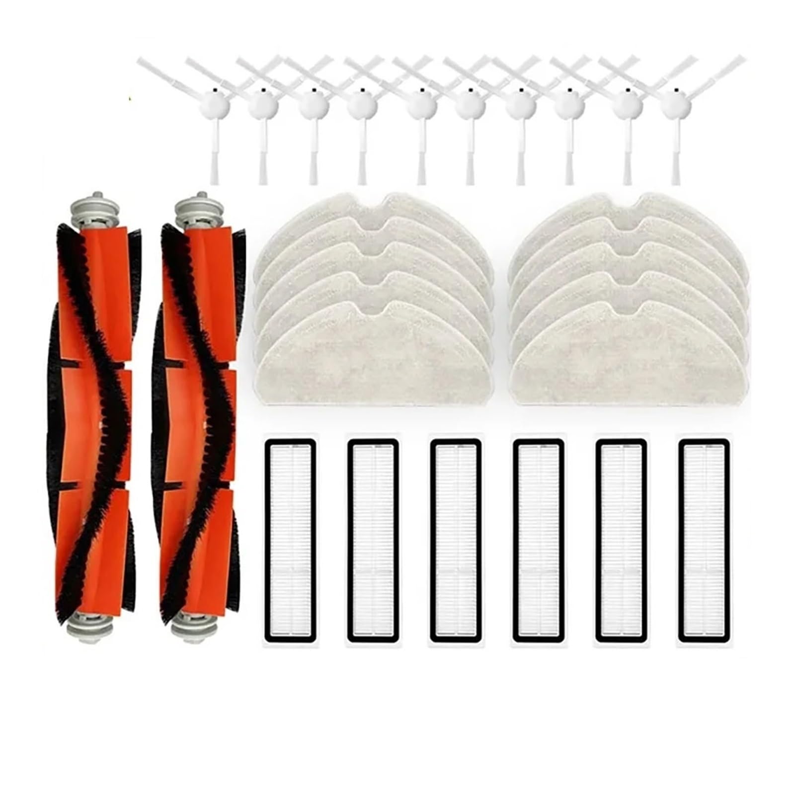Compatibile con (Dreame Bot D9 Max Gen 2, RLD34GA, D10s / D10s PRO) Spazzola Laterale a Rullo Filtro Mop Robot Aspirapolvere Accessorio(Set P)
