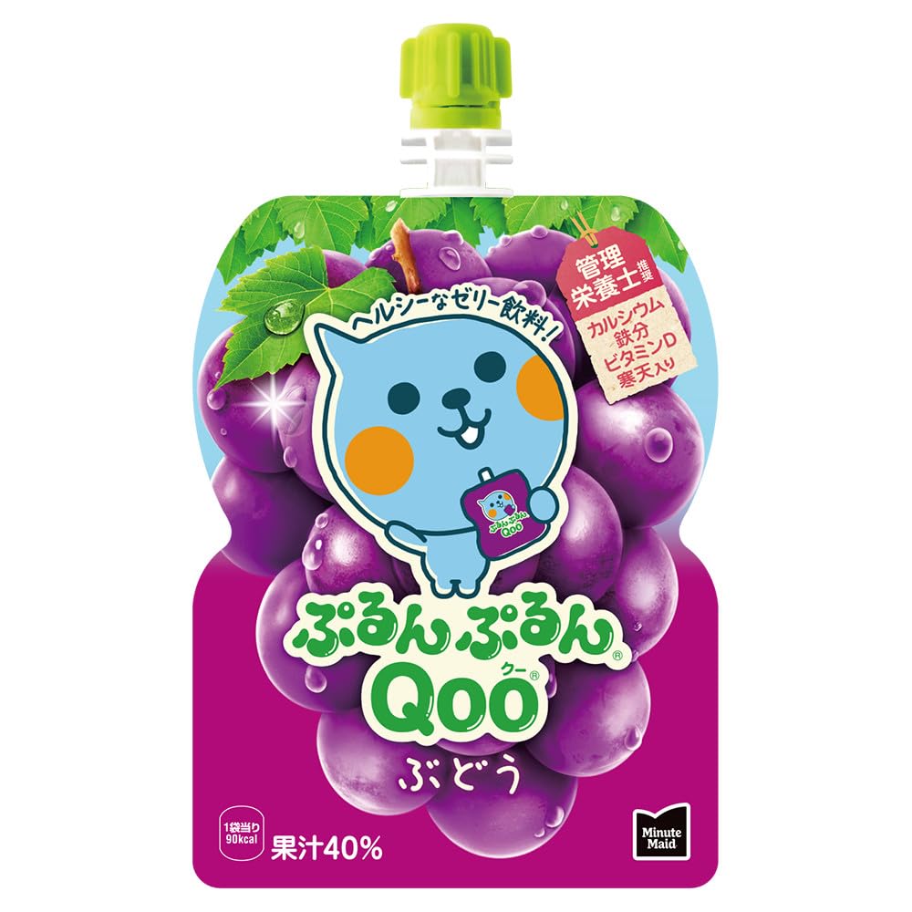 QOO ぶどう味飲料 ぷるんぷるん Amazon.co.jp: コカ・コーラ ミニッツ メイド ぷるんぷるんQoo ぶどう