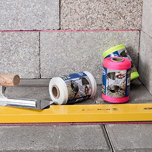 Hongda Twisted Nylon String, #18 X 1080Ft Mason Line String , Nylon Twine For Masonry Job, Trot Line, Decoy Line, Net Making And Mending, Workshop, Crafts, Gardening #TOP3