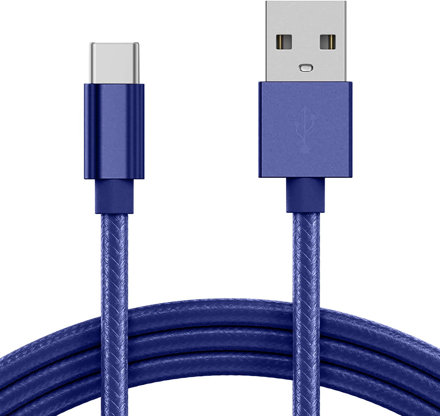 KP TECHNOLOGY [2M] Charger Cable for Motorola Moto G56 / G86 / G86 Power / G15 G05 / E15 / G85 G75 G55 G35 / E14 / G04 G14 G24 G34 G54 G84 / G13 G23 G53 G73 / G32 G62 G82 G50 / E13 E20 E30 (BLUE)