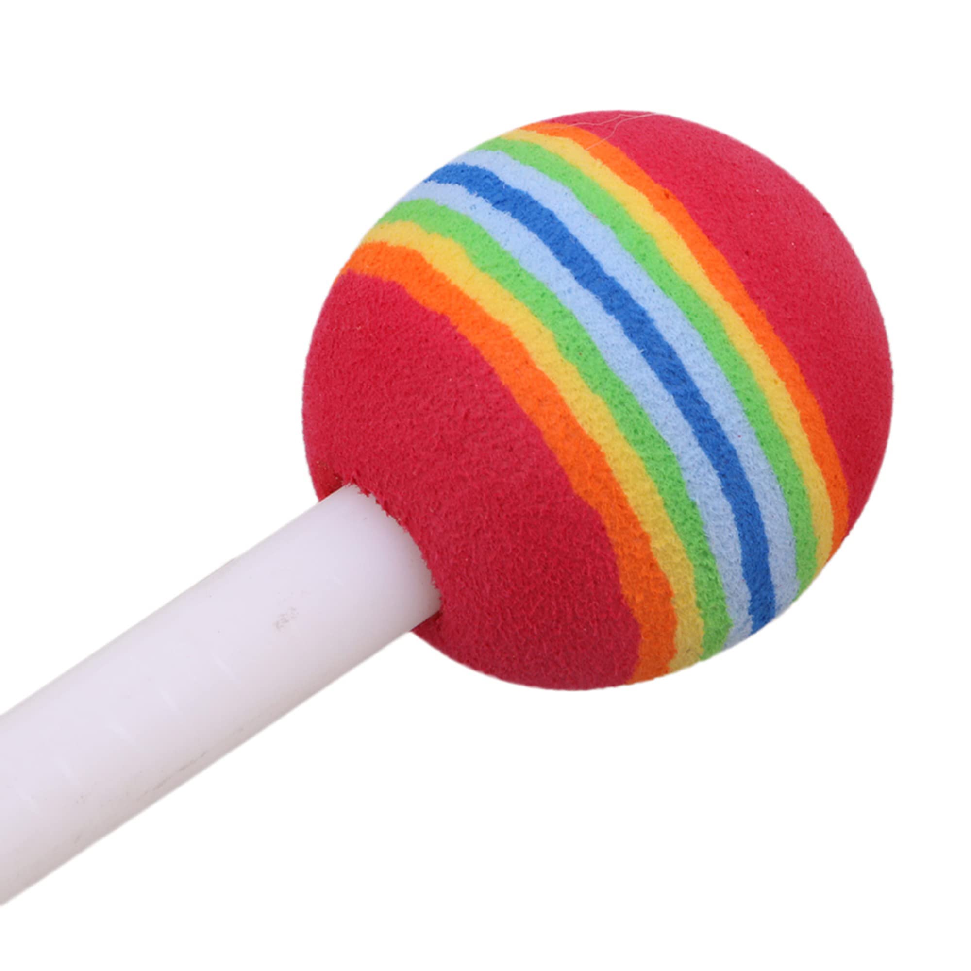 10 tambores de mano con forma de piruleta de 200 mm, instrumentos musicales, multicolor