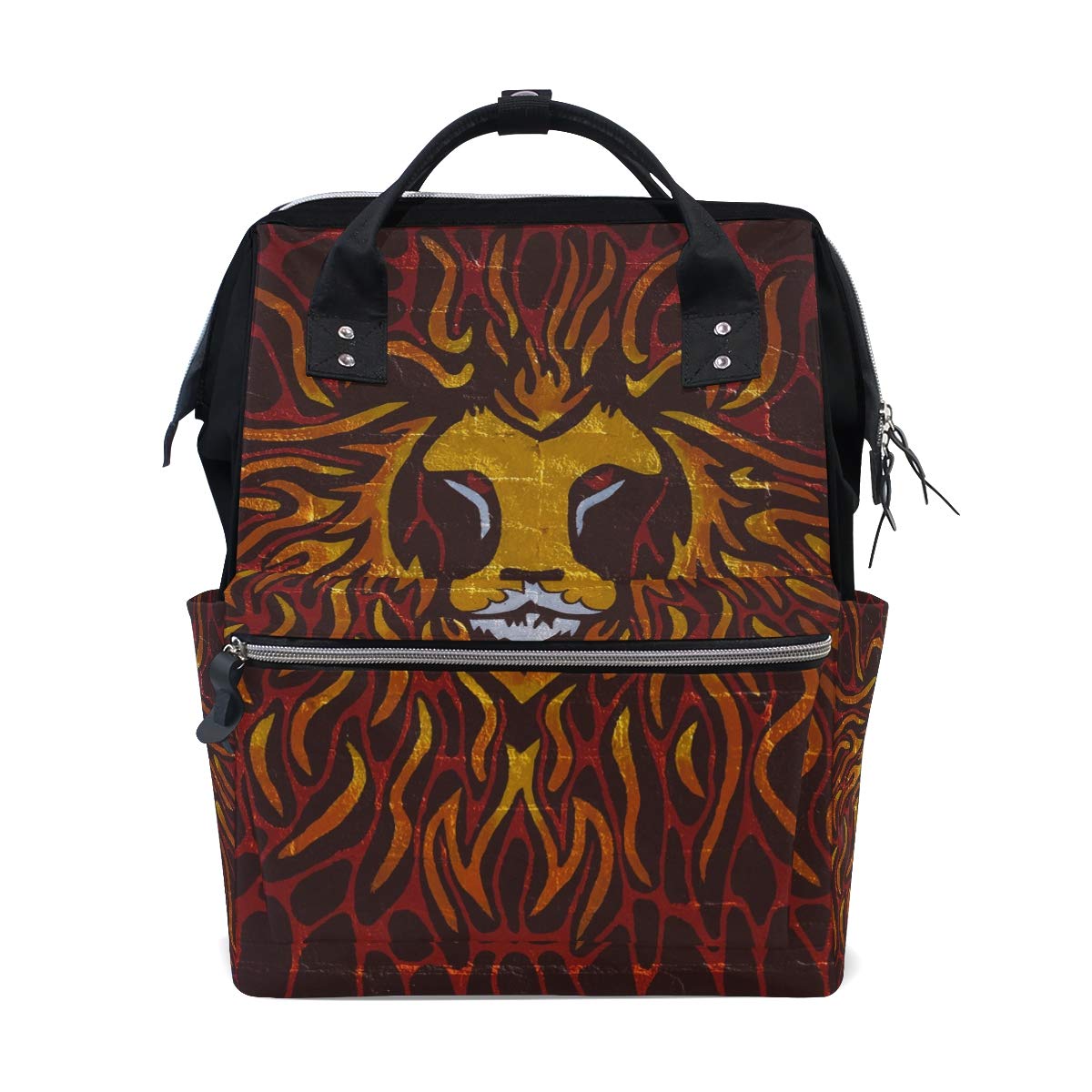 Diaper Bag King Golden Lion Travel Backpack Large Capacity Shoulder Mom Bags for Travel Mammy Women 