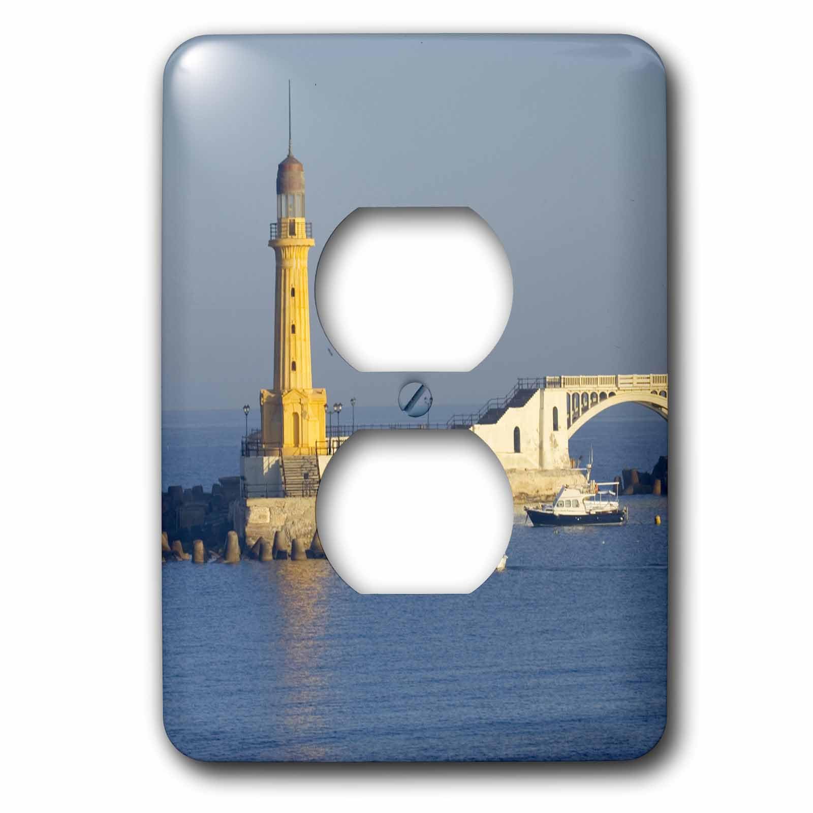 Cache de prise phare d'Alexandrie décoration murale élégante Égypte