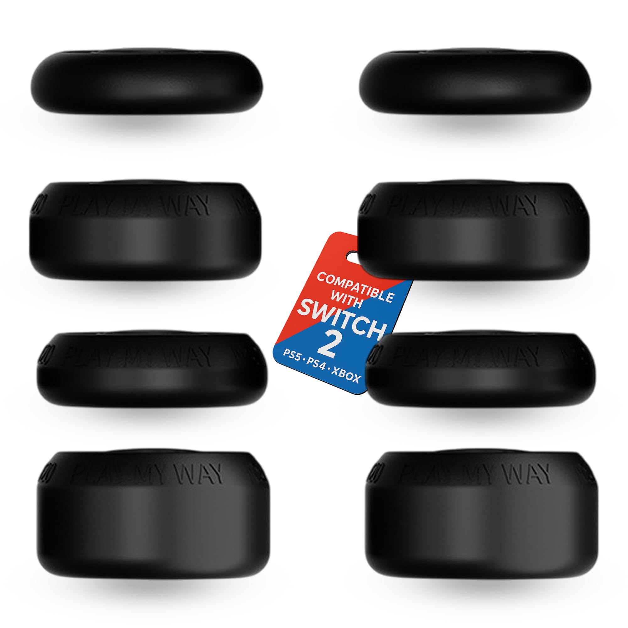 MatoSan® Tapas de Agarre para Palanca de Pulgar para Switch 2, Fundas de Silicona compatibles con Controladores Switch 2, empuñaduras ergonómicas Antideslizantes para el Pulgar (Version 7) — view 13
