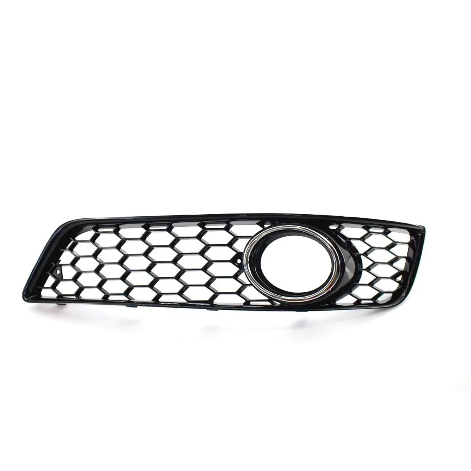 Pasuje do Audi A3 8P 2009-2013 Przedni zderzak Przeciwmgielne Światło Wyścigowe Grille 1 Para Plaster Miodu Siatka Przeciwmgielne Osłona Grilla(Chrome Silver)