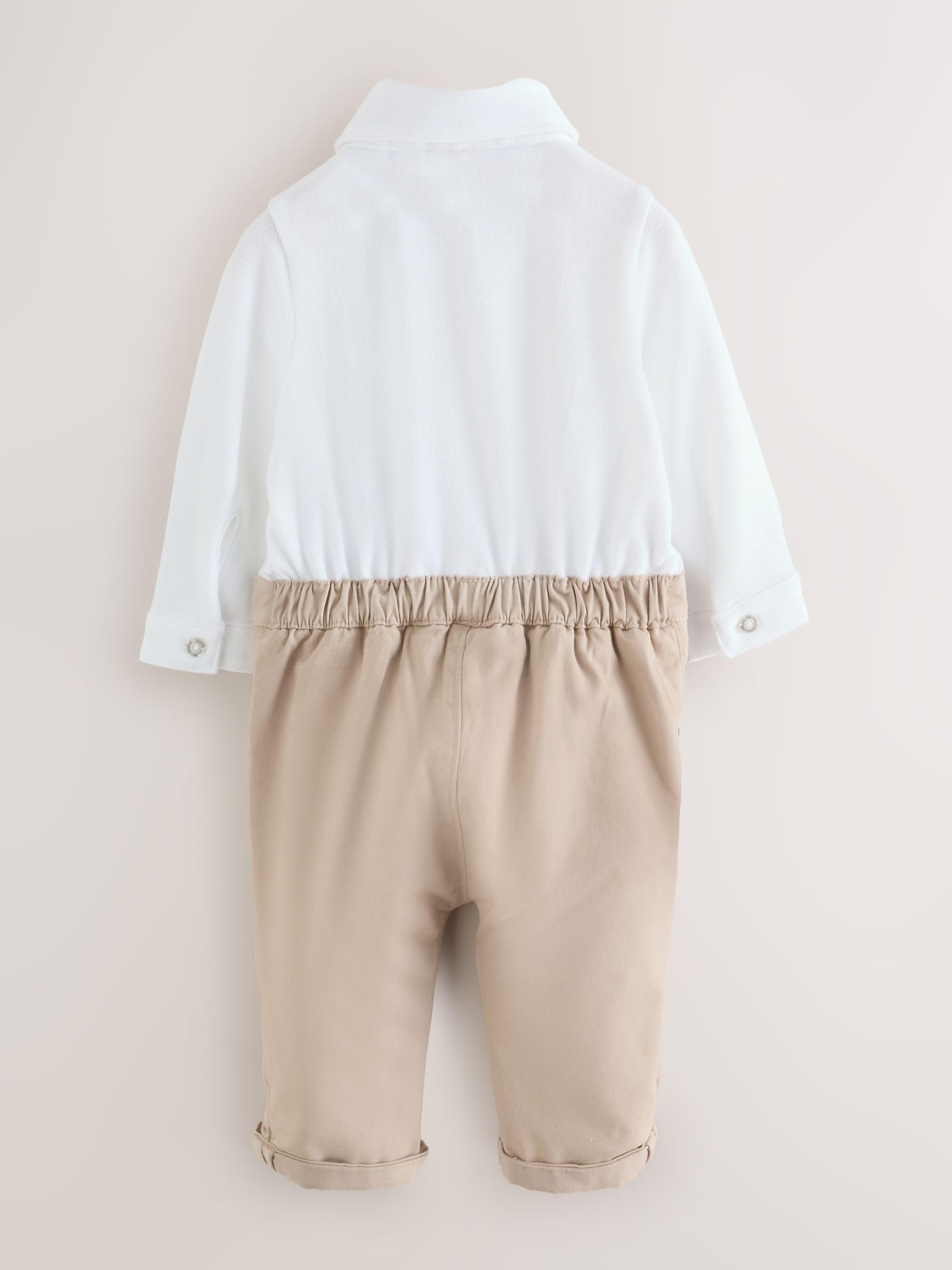 Baby Jungen eleganter Mockable-Strampler