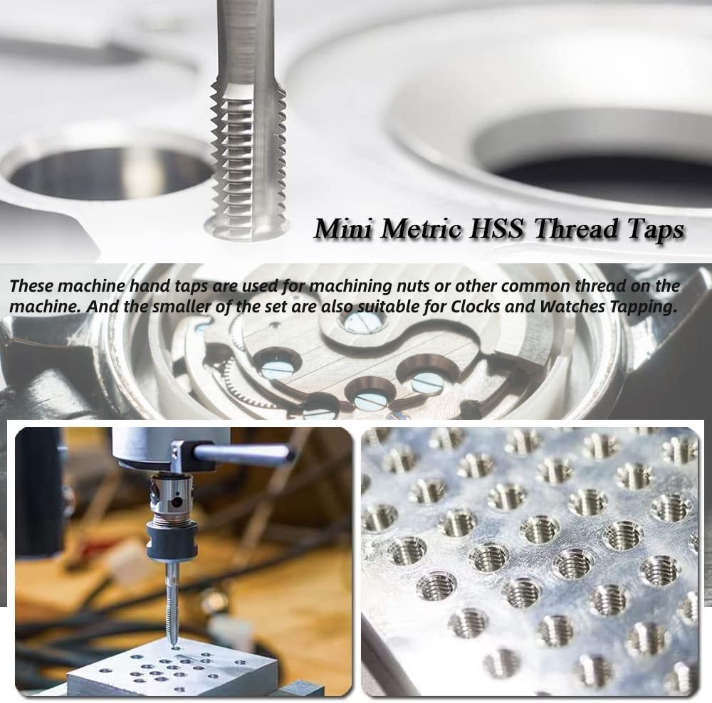 BAER UniTap Schroefdraadsnijset, professionele HSSE, inclusief boorpasta: schroefdraadboor zakgat - kerngatboor: M 3-12 - set schroefdraadsnijset - schroefdraadtappen - machinetape BAER UniTap Schroefdraadsnijset, professionele HSSE, inclusief boorpasta: schroefdraadboor zakgat - kerngatboor: M 3-12 - set schroefdraadsnijset - schroefdraadtappen - machinetape