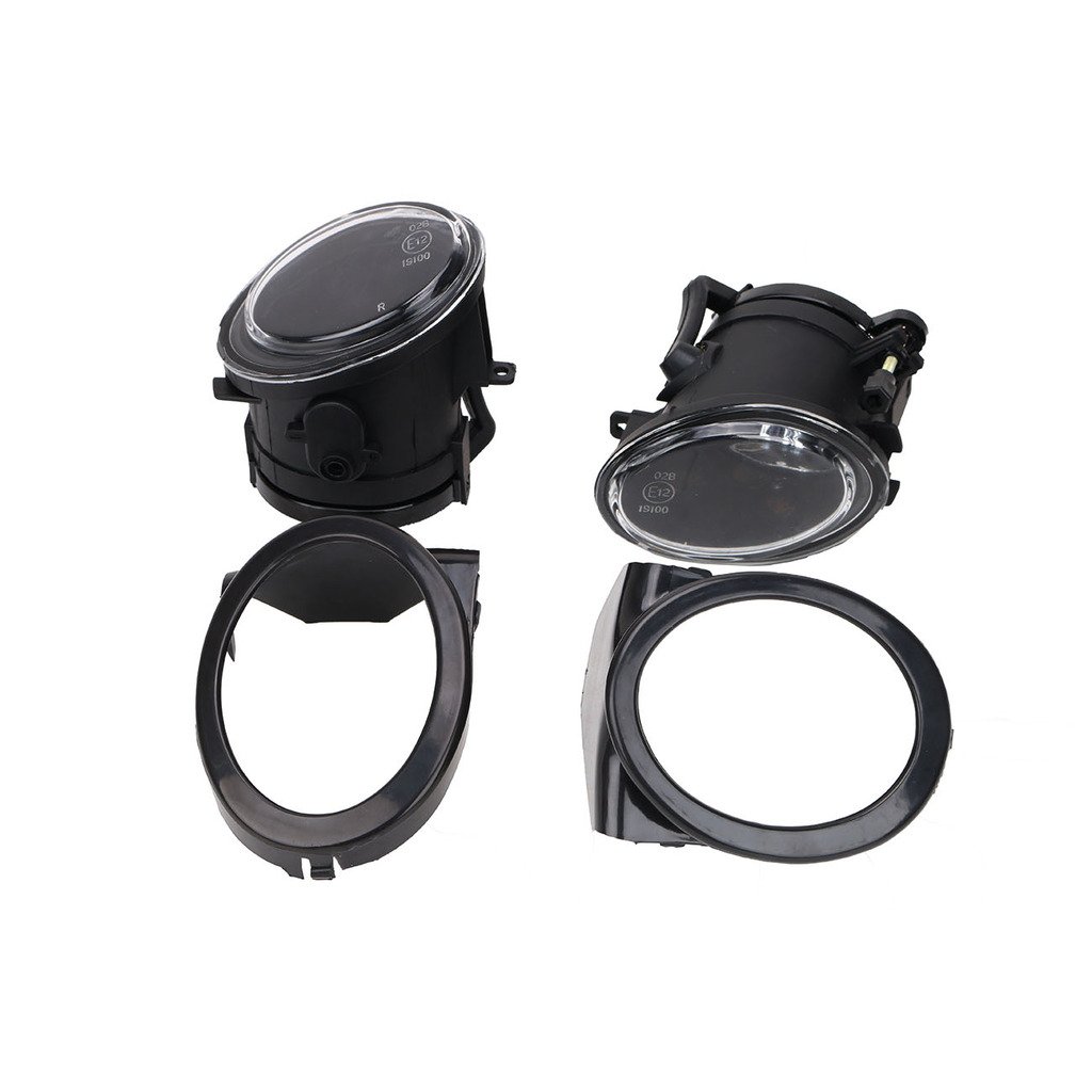 Jade przednie światło przeciwmgielne zderzaka + osłona pierścienia lampy do BMW E46 M3 2001-2006 631777894017 / 63177894018