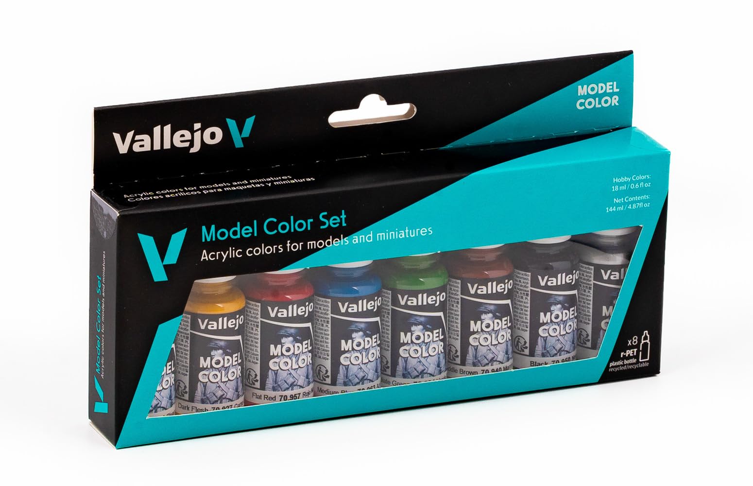AV Vallejo Set di colori per modelli - Nozioni di base di Wargames (8)