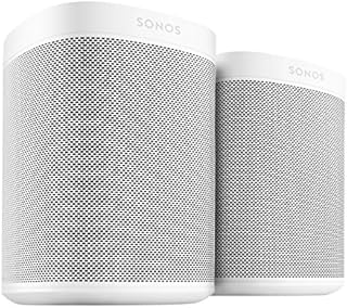 Two Room Set with All-New Sonos One - Smart Speaker with Alexa Voice Control Built-in. Compact Size with Incredible Sound for Any Room. (White)