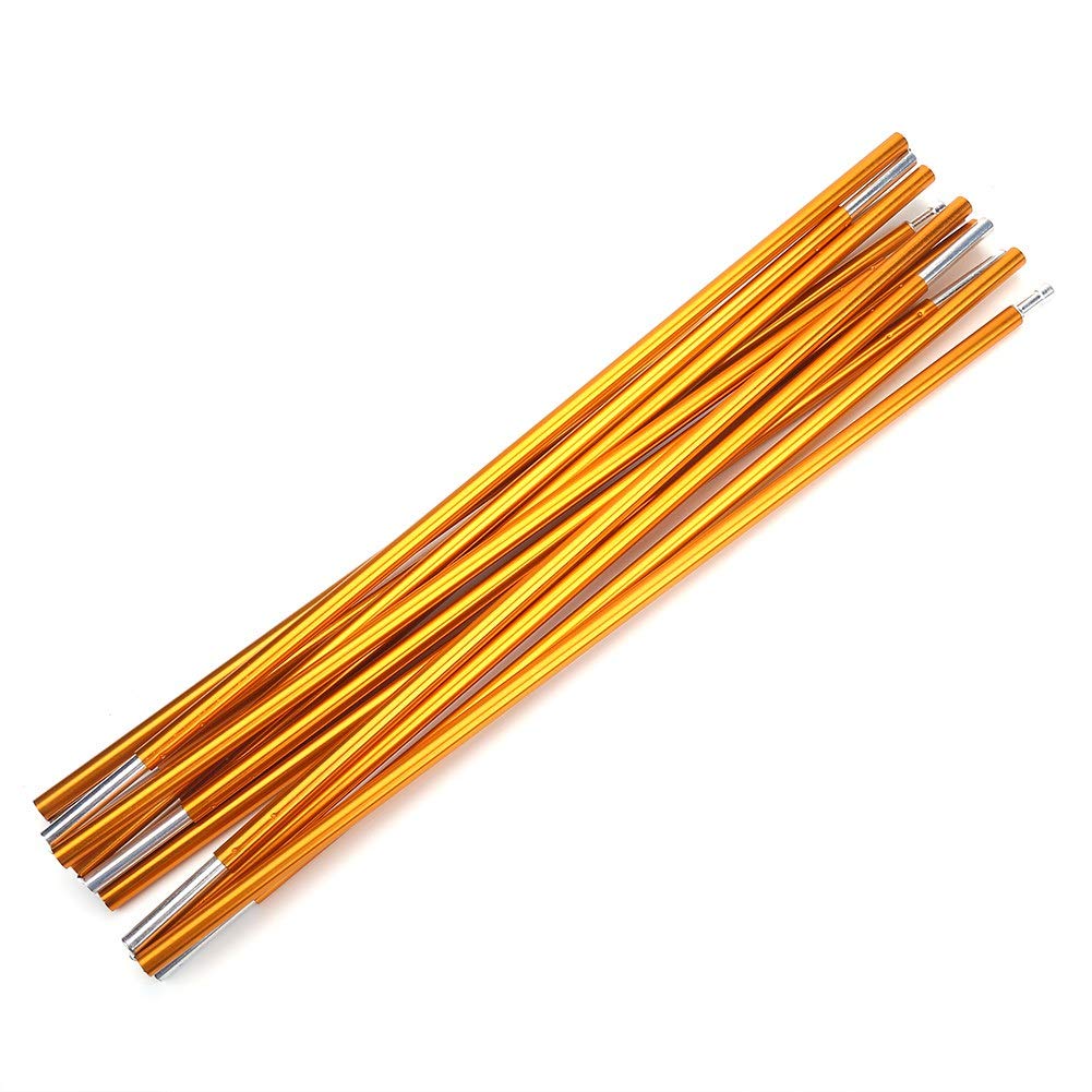 BuyWeek Zeltstangen aus Aluminiumlegierung 2 Stück/Los für Outdoor-Camping, Wandern, Reisen 12 Abschnitte 8,5 mm 4,42 m, Zeltstangen