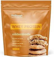 Vista 14 de ProDough Proteína en polvo de aislado de suero hidrolizada gourmet para mezcla de batidos - Mezcla de enzimas de fácil digestión, 25g de proteína