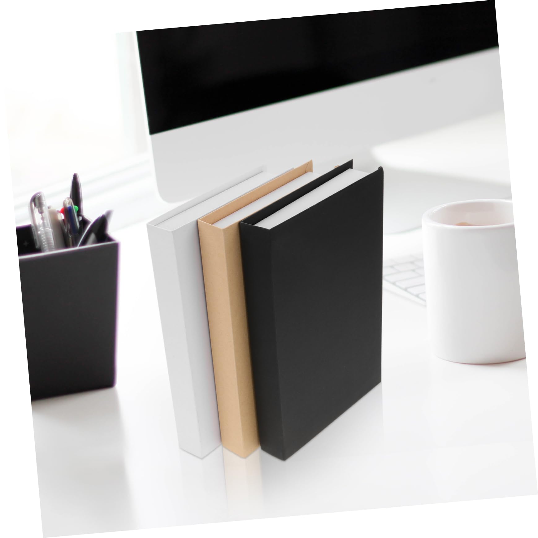 NOLITOY Decorative Fake Books 2pcs Book Decorations for Living Room Modern Room Decor Book Stacking Random Color