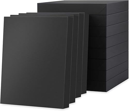 JINMING 12 cajas de regalo con tapas, cajas de regalo de 11 x 8.5 x 1.5 pulgadas para ropa, cajas de regalo negras, cajas de regalo para camisas