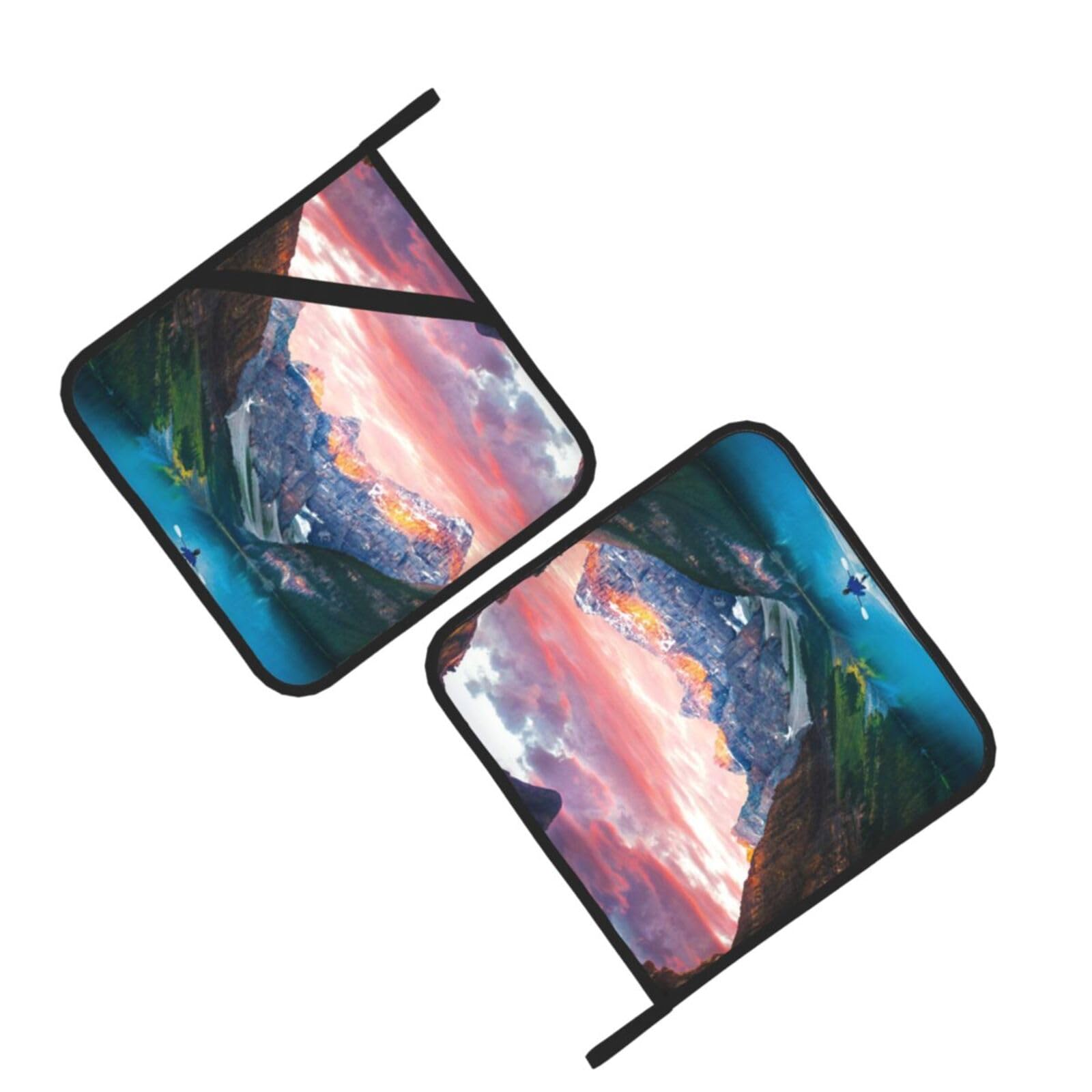 national park Printed Oven Pot Holders Set of 2 Pcs Heat Resistant Kitchen Microwave Potholders for Cooking Baking Grilling