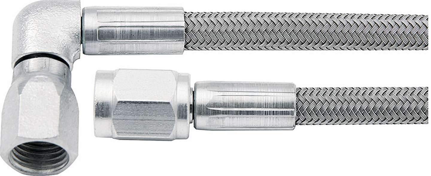 Allstar Performance ALL46302-24#3 Braided Steel Lines With -3 Ends