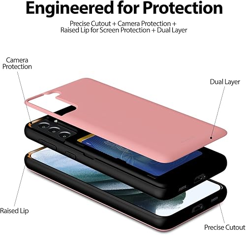 Miniatura 401 de GOOSPERY Parachoques magnético para puerta compatible con Galaxy S23, tarjetero tipo cartera, cierre automático, protección de doble capa resistente