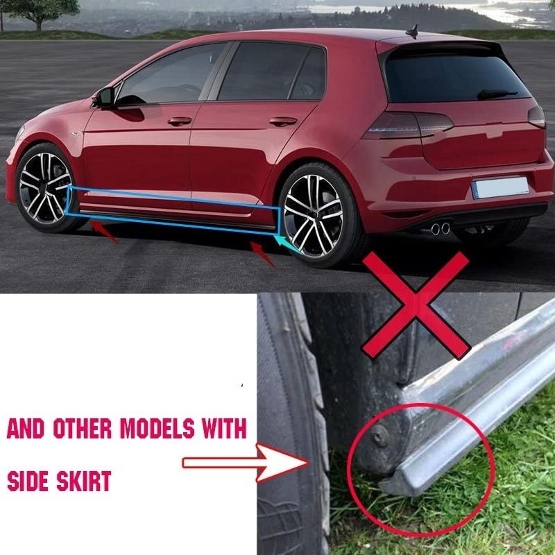 Garde-Boue pour VW Golf 7.5 Berline 2017-2018 : Protection Avant et Arrière - 4