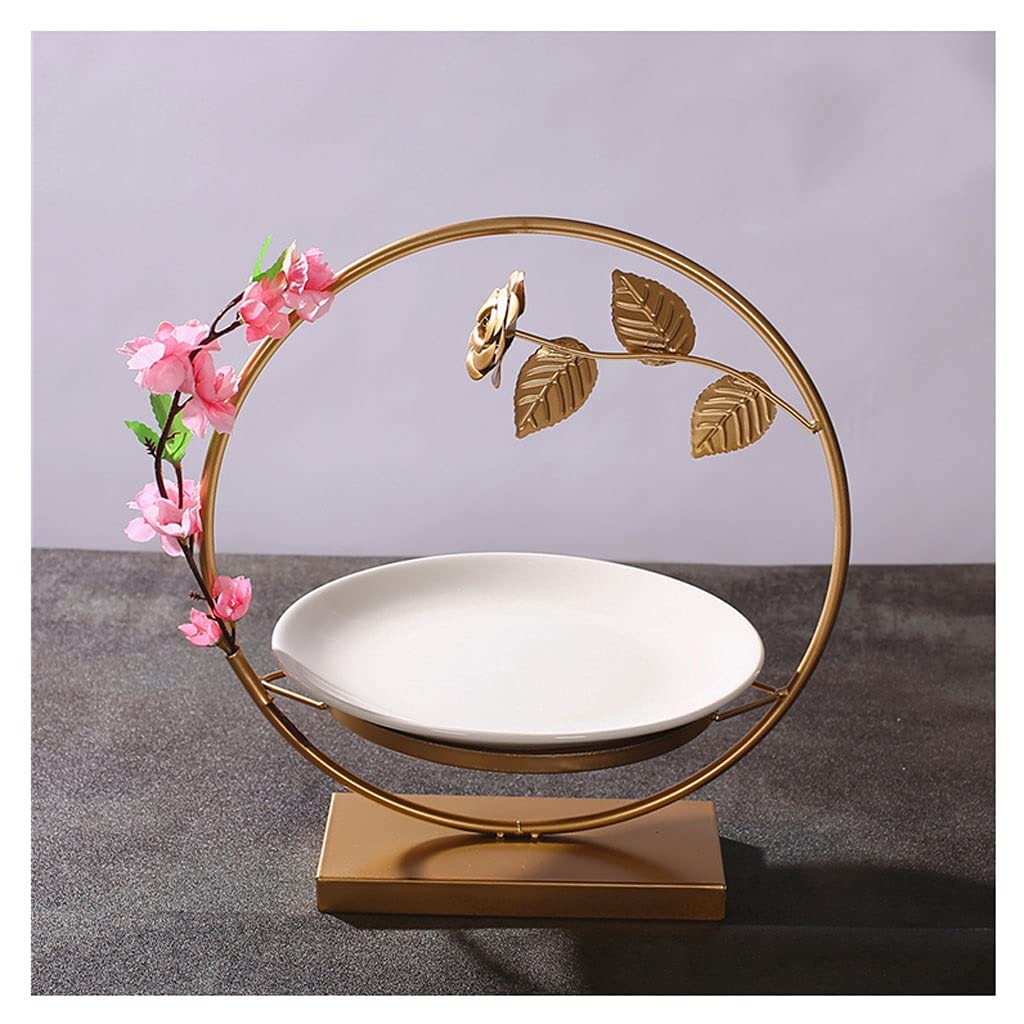 Bandejas para tartas Placa de pastel de estilo retro Boda romántica Mesa de postre Pantalla Soporte Mueble Decoración de la decoración Los accesorios se pueden usar for la decoración del té de la tard