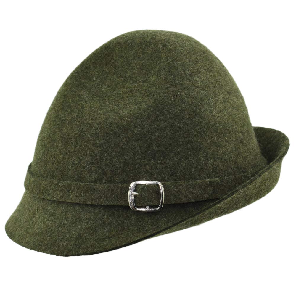 Melegari Faustmann Cappello Tirolese Almhut | Cappello alpeggio da Pastore | Cappello Alpino | Uomo Donna | Estate/Inverno