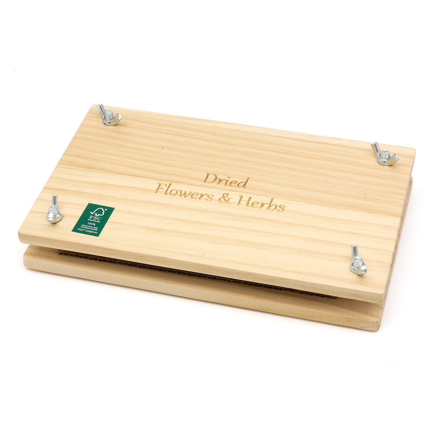 CKB LTD Kit de prensa de flores - Prensa de madera para manualidades y artesanías DIY para adultos, niños, creadores amantes de la naturaleza, prensa para flores, hojas y hierbas en flor, regalo 14.1