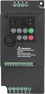 Variable Frequency Drive, AC380 400V Input AC380V Output 5.5KW 3 Phase VFD Frequency Inverter, AVR Function, Good Heat Dissipation, Automatic Parameter Setting