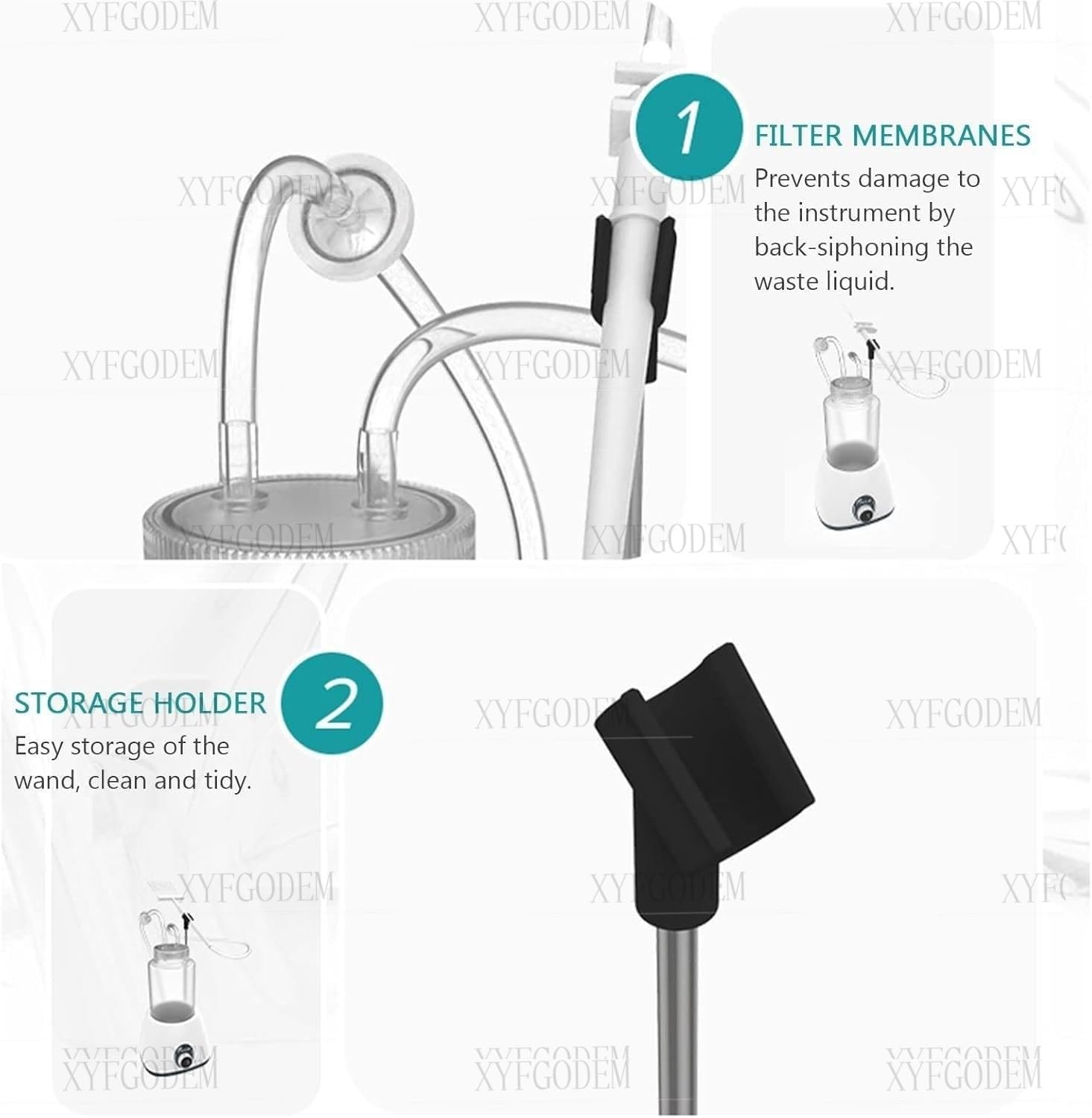 Aspirador de Vacío Reciclador Líquidos 9 Velocidades Ajustables con Cabezal Succión 8 Canales y Soporte para Laboratorio Científico, Colector Multiformato para Placas Petri