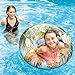 Intex 58263EP Groovy Color Inflatable Tropical Flower Transparent Tube Raft