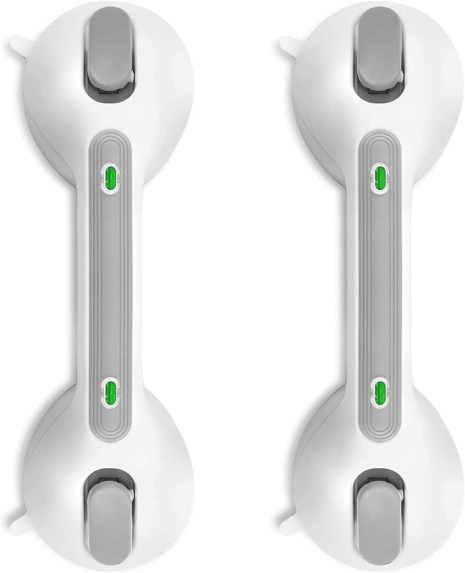 Lliuvcc 2Pcs Suction Grab Rails For Bathroom，Portable Suction Bathtub Handles With Indicator, Removable Armrests Suitable For The Elderly, Mobile Assistive Devices For The Elderly And Disabled(,30Cm)