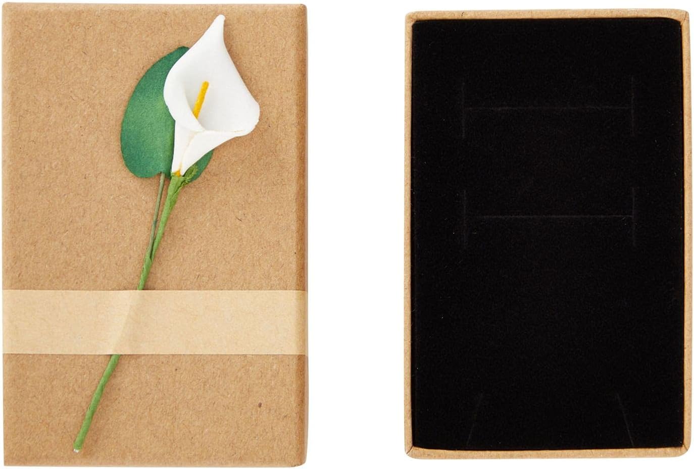 Lily Flower Gift Box Set with Lids for Women, Jewelry, Wedding (3.5 x 2 In, 12 Pack) : Clothing, Shoes & Jewelry