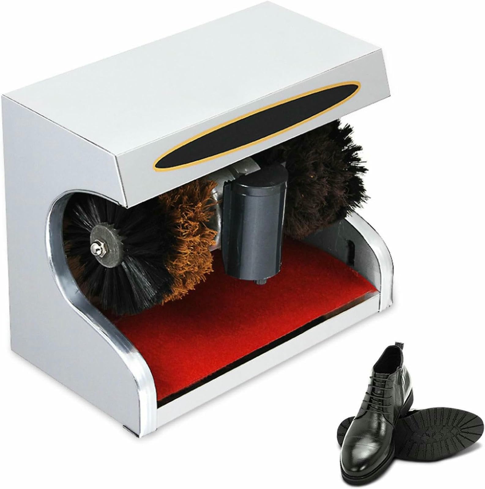 Intelligenter Automatischer Induktionsschuh Sauberer Polierer, Elektrischer Schuh Shine -Polierer Mit Doppelter Kombination