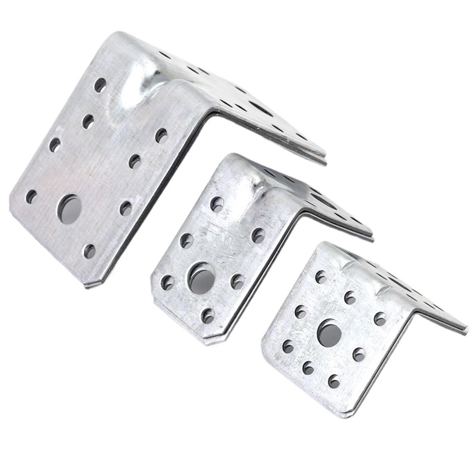 Escuadras Soportes de esquina en forma L con orificios múltiples