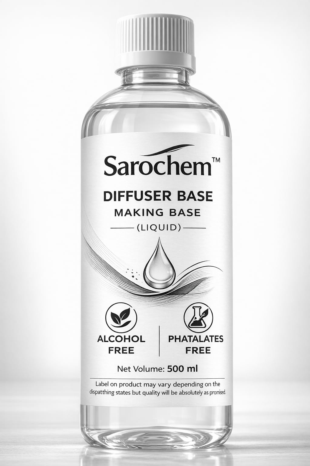 Sarochem™ Diffuser Base (Liquid) Odour-Free & Crystal Clear | Alcohol & Phthalate Free | Long-Lasting Proprietary Blend with Consistent Scent Throw | Universal Base for All Fragrance Families - 500ml-image-24