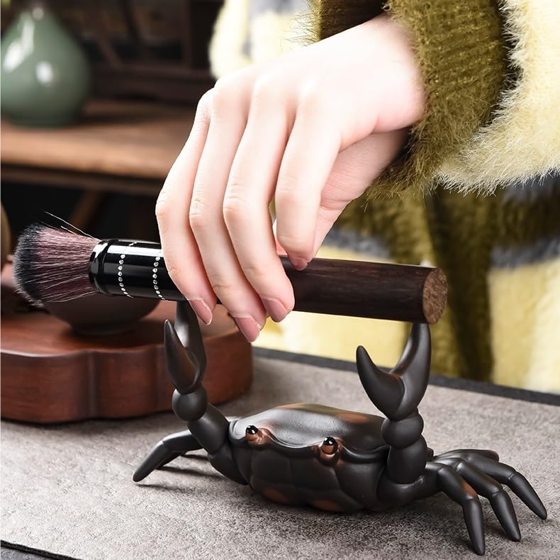 Figurka Herbata Zwierzę Domowe Ceramiczne Fioletowy Piasek Kung Fu Zestaw Herbaty Kreatywna Herbata Ozdoby Dla Zwierząt Krab Herbata Stół Do Zabawy Stolik Dla Zwierząt Fortuna Zestaw
