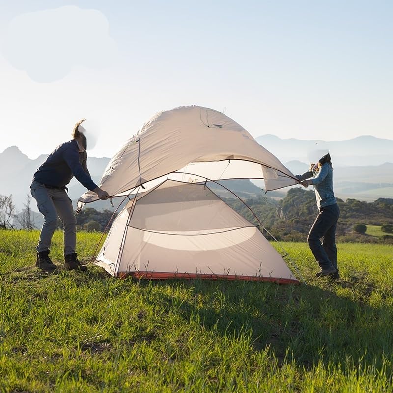 Tente camping imperméable et compacte pour randonnée bivouac - 6