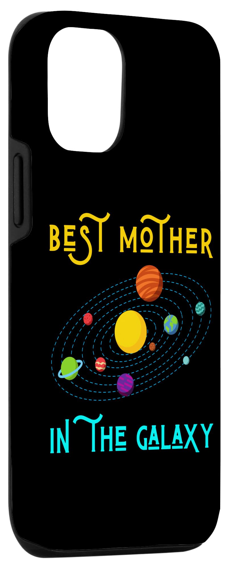 iPhone 14 Best Mother In The Galaxy Mommy Space Mama Solar System Mom Case - Image 3