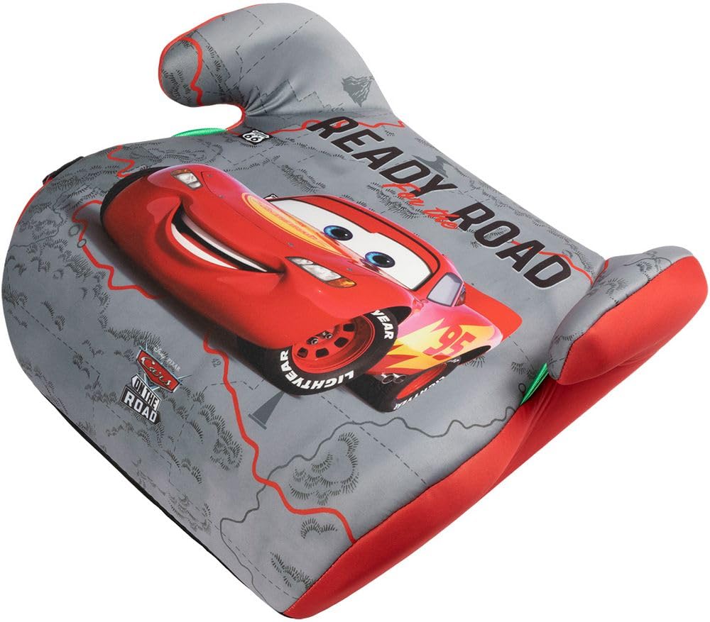 Siège de voiture Disney Cars i-Size ECE R129 avec dossier pour enfant. Élévateur de voitures pour enfants de 6 à 12 ans, 125-150 cm, 22-36 kg