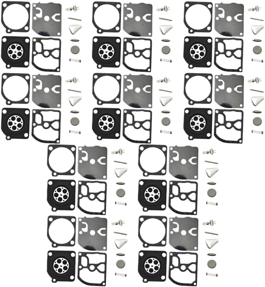 10 Pack RB-41 Carburetor Diaphragm Repair Kit Compatible With 20T 021 023 025 FS300 FS350 C1Q-S16A C1Q-EL21 C1Q-EL22 C1Q-EL23