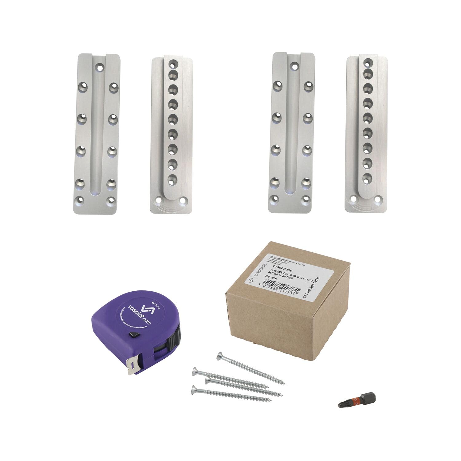Connecteur pour charges lourdes de poutres invisibles 40x150x12mm pour bois de charpente