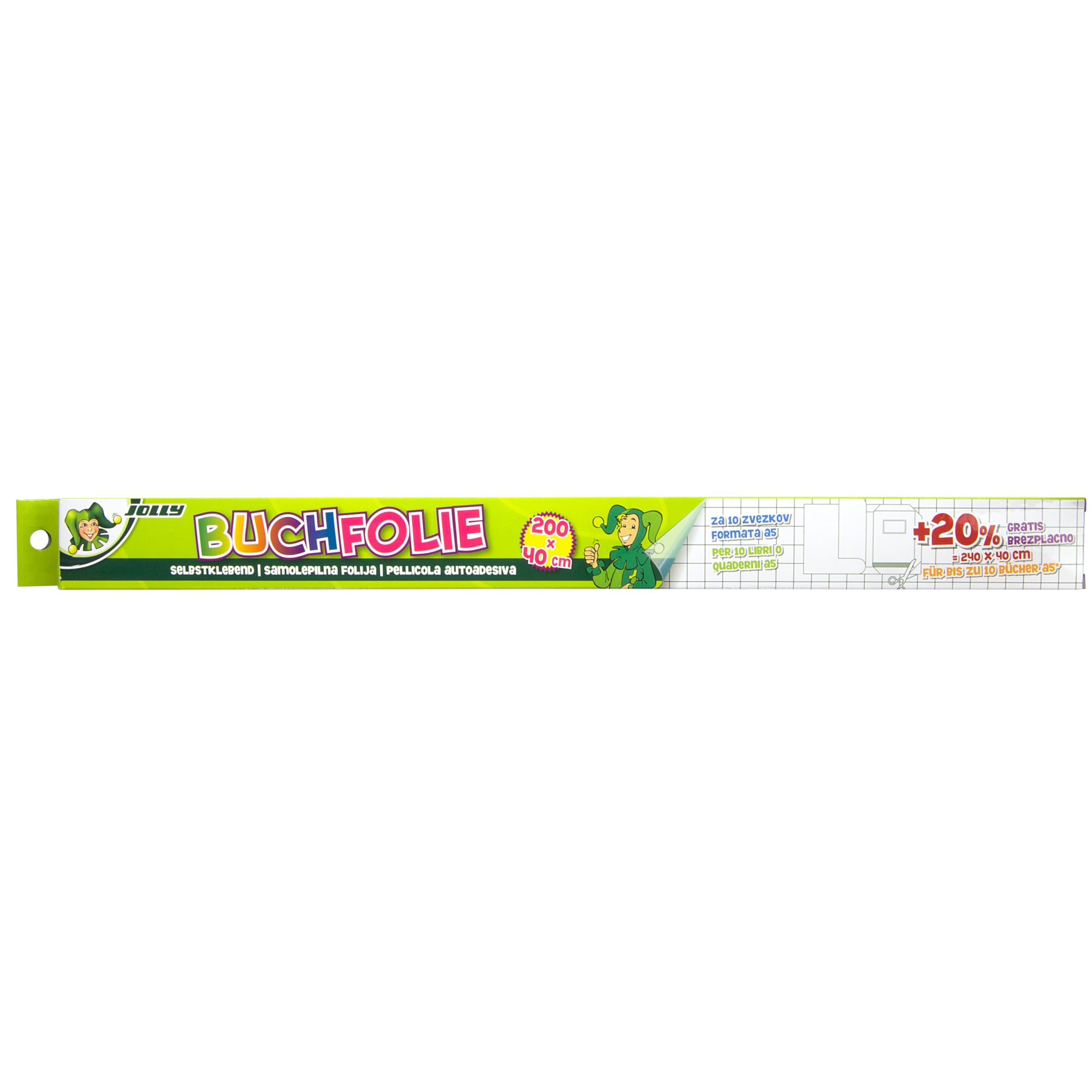 JOLLY Protezione per Libri 2mx40cm per A4/A5/Quarto