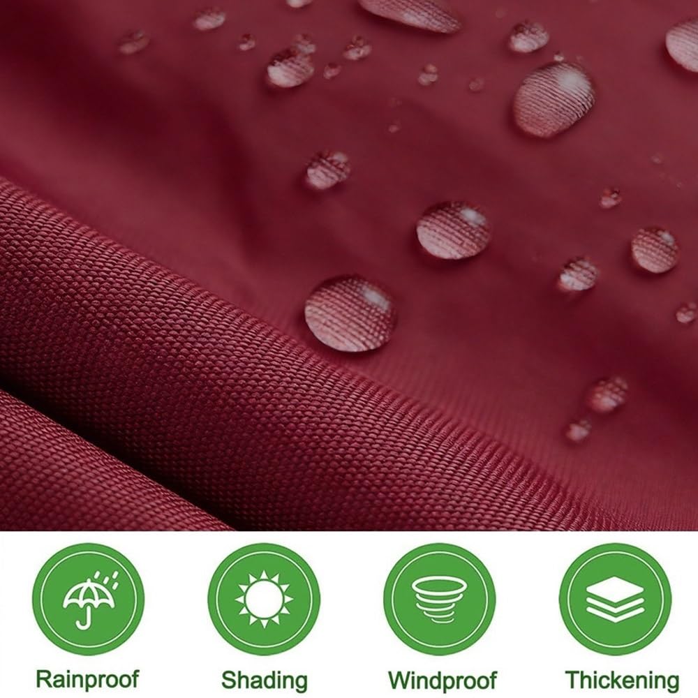 Tetto di Ricambio per Dondolo Esterno 190x120cm Tettuccio di Ricambio per Dondolo A 3 Posti, Copertura Ricambio per Dondolo Protezione UV(Green,74.8x47.2in-190x120cm)