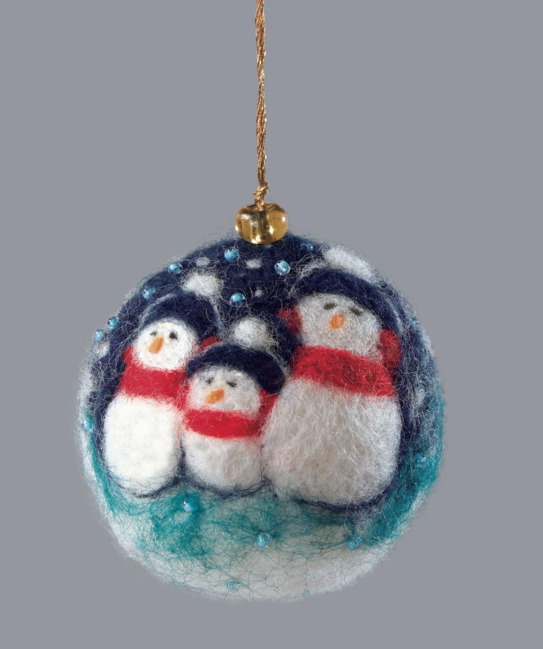 Wizardi Charivna Mit Felting kit New Years Night V-106Р