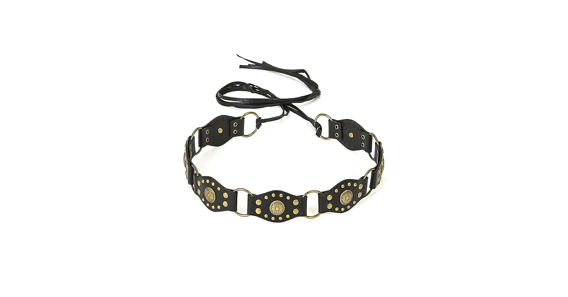 希少 DECi Bridle studs narrow belt L OVY Bridle studs narrow
