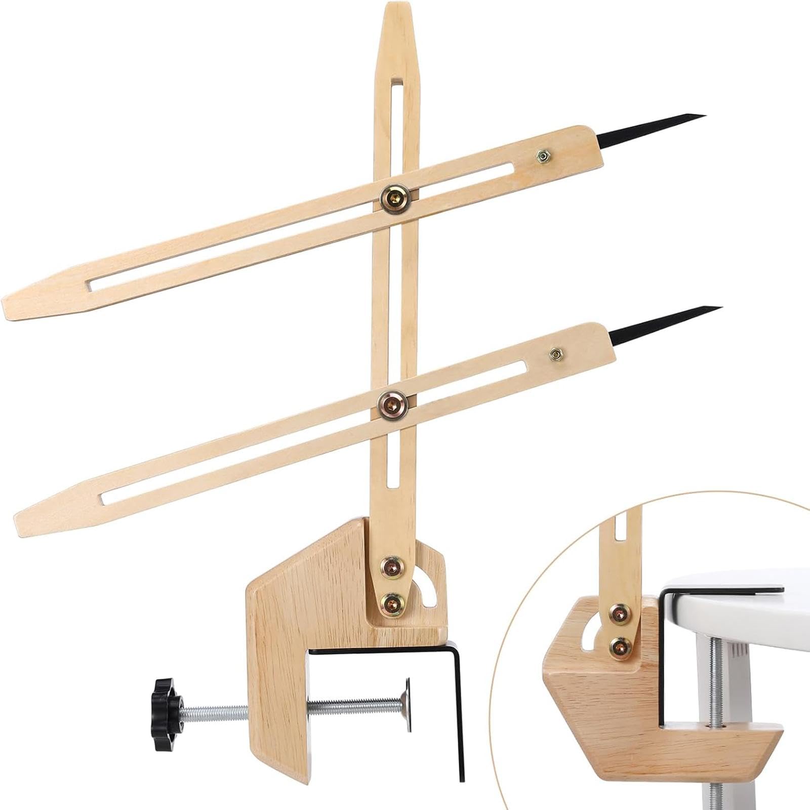 Pottery Throwing Gauge Holz Messlehre Modellierwerkzeug für Exaktes Arbeiten Und Kompakte Handhabung für Hobbytöpfer Und Haushalte