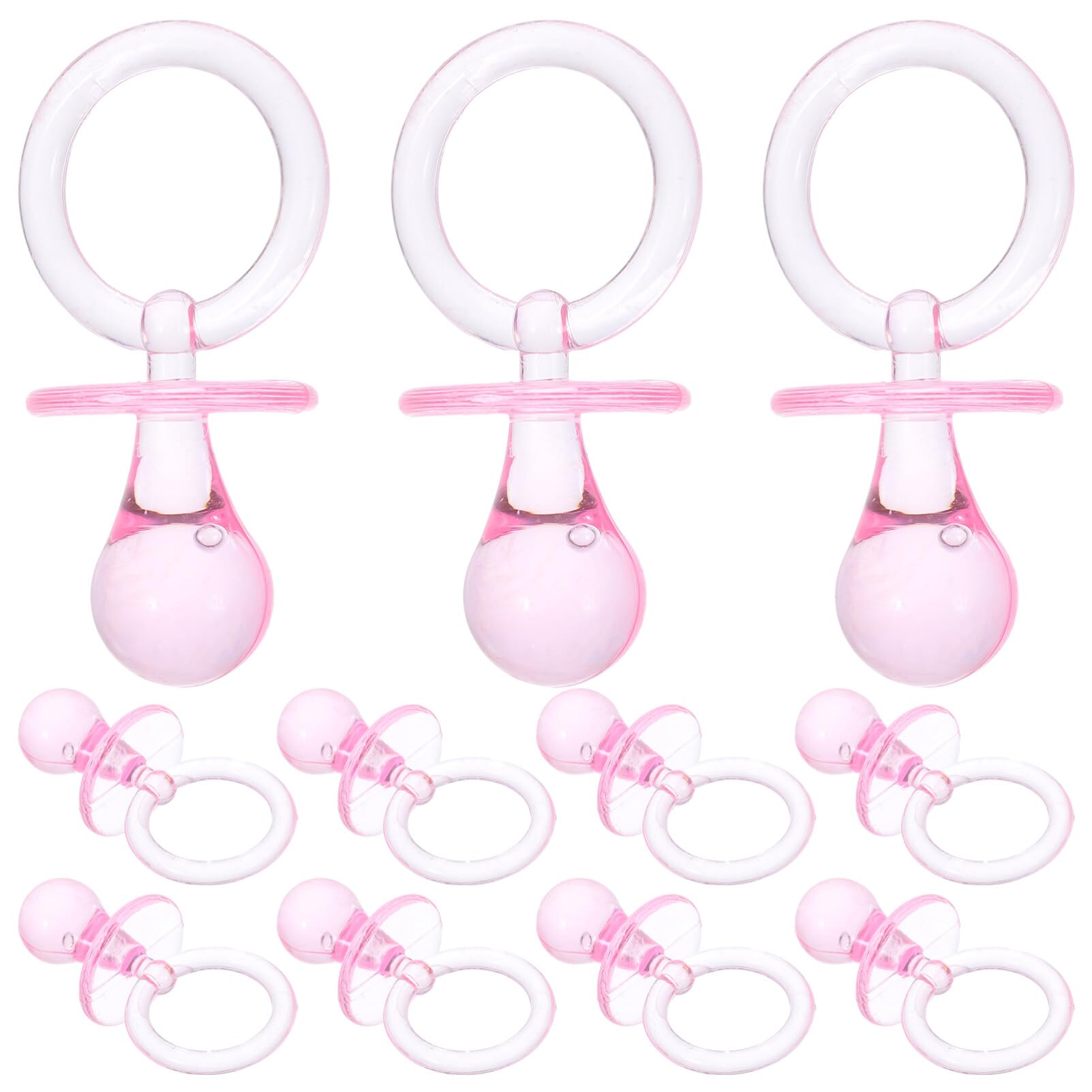 DEARMAMY Shower Bulk Pacifier Decorations 12pcs Plastic Shower Pacifier Prizes Decorations