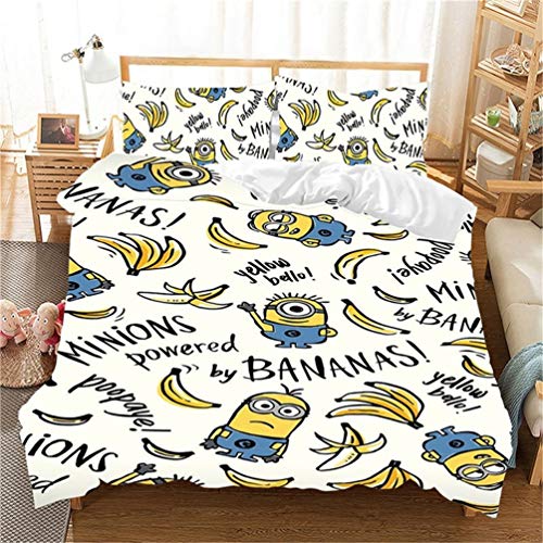 DCWE Disney Mickey & Minnie - Juego de cama reversible, funda nórdica