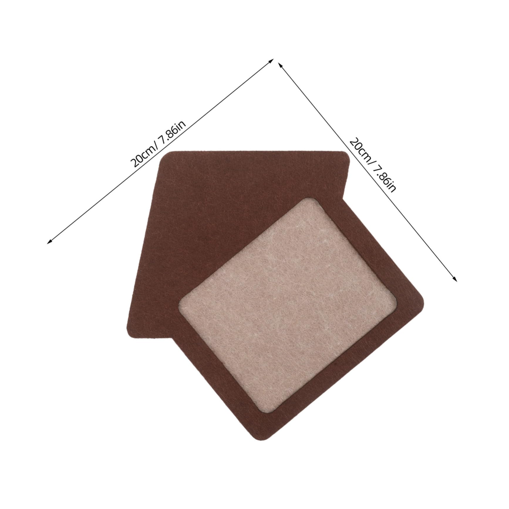 Cabilock Decorative Polyester Photo Display Board Cozy Houseshaped Hanging Wall Decor for Home Office School Lightweight and Versatile Design Light Brown