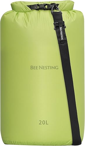 Miniatura 28 de Bee Nesting Juego de bolsas secas ultraligeras para mochileros, saco seco impermeable para camping, senderismo, motocicleta, saco de cosas ligeras