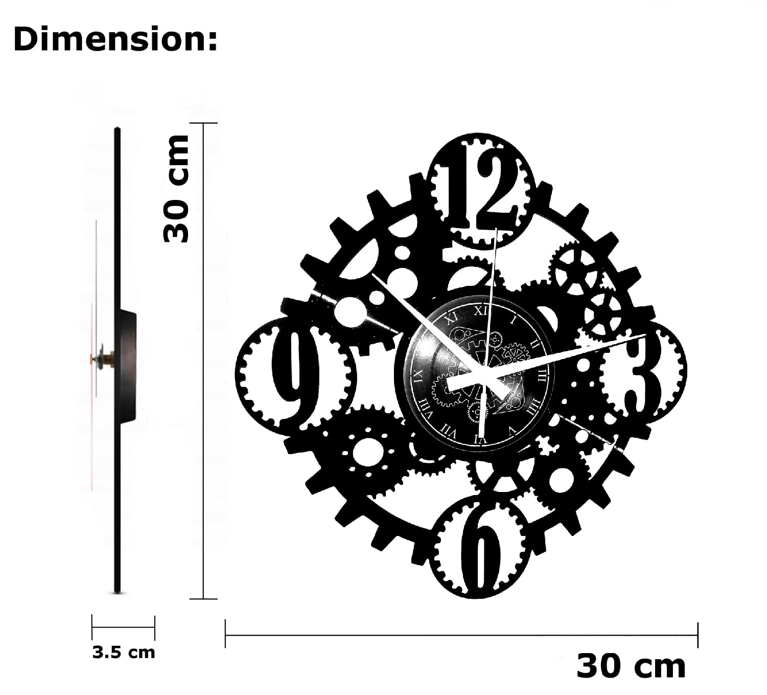 Amazon.com: Instant Karma Clocks Vinyl Wall Clock Retro Gothic